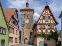 Siebersturm und Landwehr Bräuhaus am Turm - Rothenburg o.d.T.